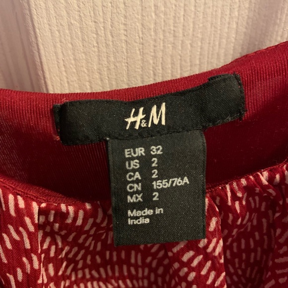 H&M Red High-Low Dress - Picture 3 of 5